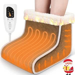 Veeool Electric Foot Warmer w/ 6-Level Heating & 4 Timer Settings $32.99 + Free Shipping w/ Prime or on $35+