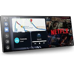 Volam 11'' Wireless Touchscreen Carplay Screen w/ Backup Camera & More $83.26