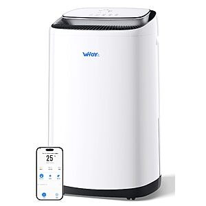WHOY 80 Pint Dehumidifier for Basement, 50 Pint DOE, Drain Hose, 5000 Sq Ft $129.99