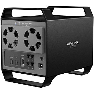 Wavlink RapidFire 4-Bay 3.5" & 2.5" SATA Hard Drive Enclosure $99.99 + Free Shipping