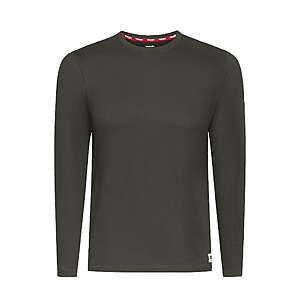 Wrangler Men's Brushed Performance Thermal Long Sleeve Base Layer Shirt (Dark Military Green or Naval Academy, M-2XL) $4.47 + Free Shipping w/ Walmart+ or on $35+