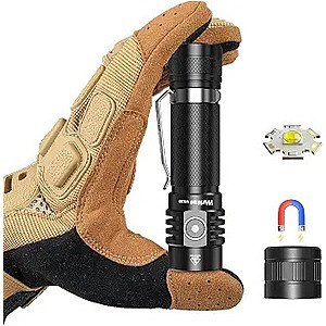 Wurkkos WK03 EDC 1200 Lumen Flashlight (black or gold), High CRI $16.99
