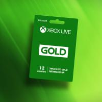 Xbox Live GOLD Subscription Card 12 Months XBOX LIVE GLOBAL