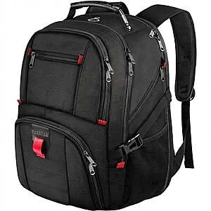 Yorepek 17 in 30L Large Travel Backpack Laptop Backpacks(Black) $20.63 +Free S&H w/ Walmart+ or $35+