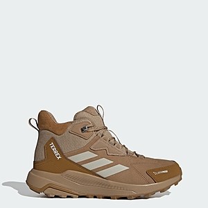 adidas men Terrex Anylander Leather Mid Climaproof Hiking Shoes(size: 9.5/10.5) $44 + Free Shipping