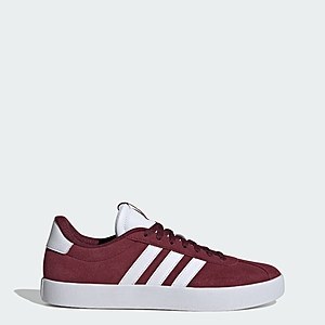 adidas men VL Court 3.0 Shoes (Shadow Red / Cloud White / Shadow Red) $27