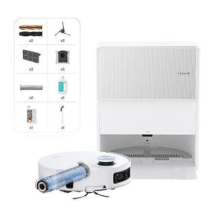 dreame Aqua10 Ultra Roller Complete Robot Vacuum and Mop, AquaRoll Mopping