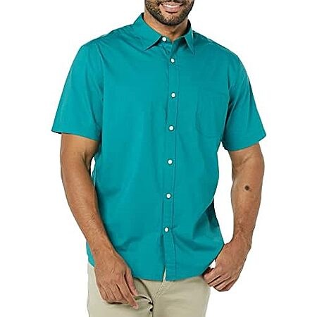 Amazon Essentials Men's Short Sleeve Dress Shirt (various)