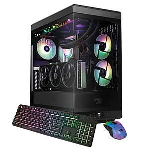 iBUYPOWER Y40 Gaming Desktop w/ Ryzen 7 9800X3D, Radeon RX 9070XT 16GB, 32GB RAM & 1TB SSD $1749 + Free Shipping