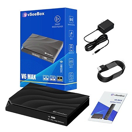 vSeeBox V6 Max 64GB 8K HD Smart Media Player $249.10 + Free Shipping